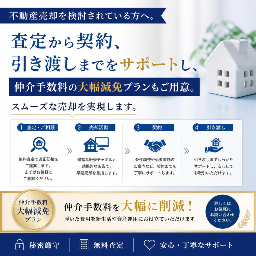 売却サポートも万全